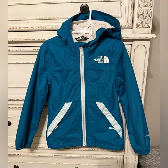 The North Face Girls Warm Storm Rain Jacket Deep Lagoon XXS (5) - Picture 2 of 9